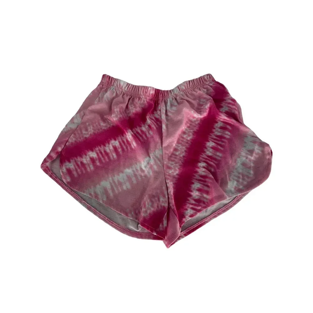 Wonder Nation Pink Tie Dye Flamingo Graphic Girls Outfit Youth Size Large 10-12
